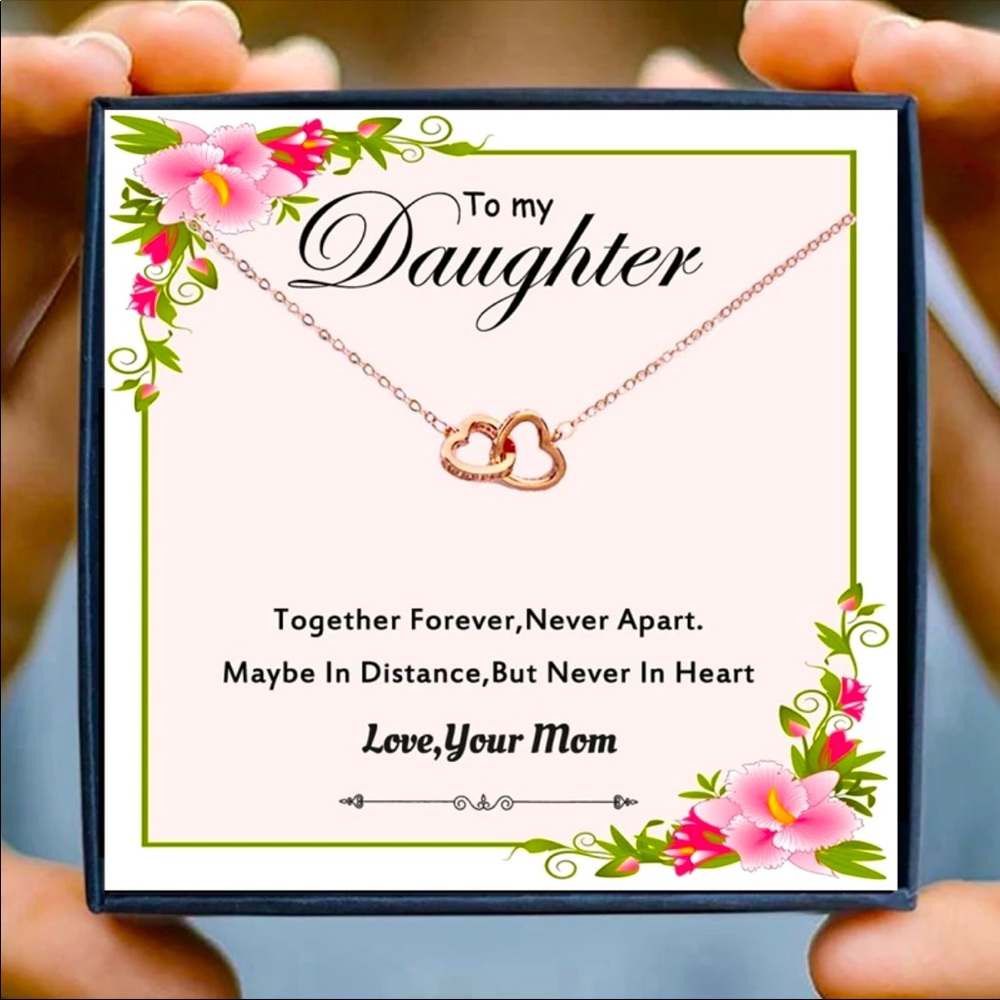 TO MY DAUGHTER ♡ GIFT Necklace - Picture 1 of 7